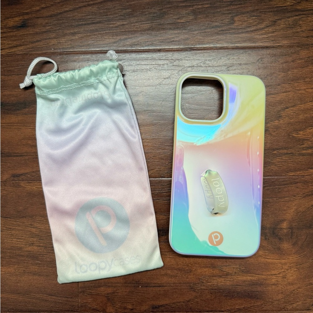 13 Pro Max Loopy Case Rainbow iridescent Phone Case